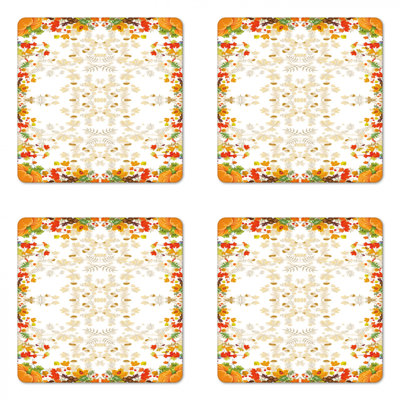 Square 4 Piece Coaster Set
