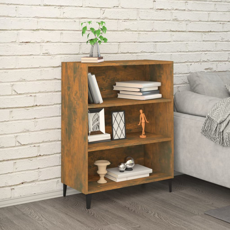 Foxburg 90cm H x 69.5cm W Standard Bookcase, Oak