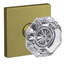 Alexandria Non-Turning Glass Knob with Collins Trim-27776869