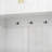 American Style 4-in-1 Hall Tree with Padded Bench, 4 Hooks, and Adjustable Storage Shelves for Entryway Organization-129333380