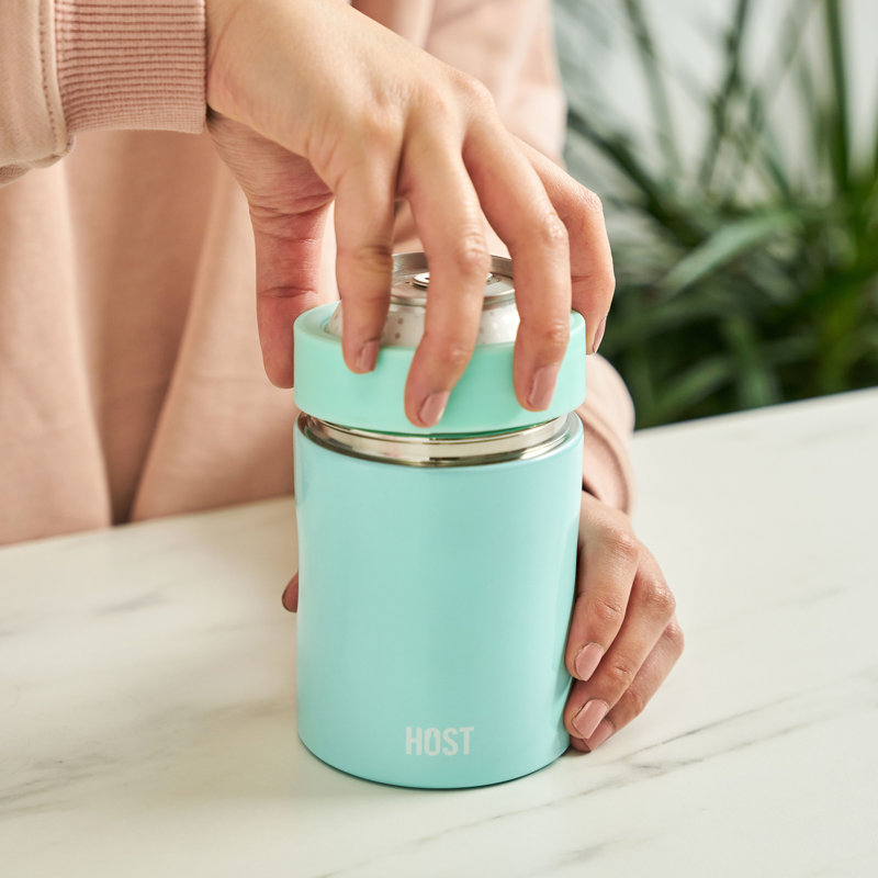 Refroidisseur de canettes Stay-Chill Slim, H 4,75 po x l 3,5 po x P 3,5 po, Bleu ciel