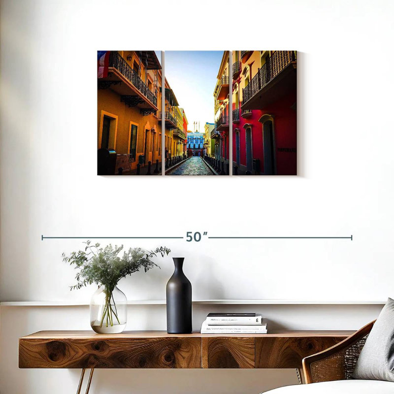 Sebbie Street In San Juan, 20" H x 33" W