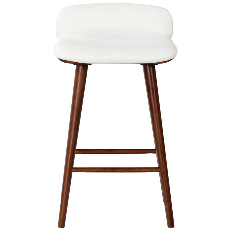 Vanya Barstool, White, Bar Stool - 31.1"