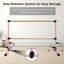 Barre en bois massif rose de 6 pi avec plage réglable de 6,7 à 46 pouces pour la pratique de la danse-123795647-123795648