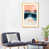Toile avec cadre en bois beige n'est pas disponible