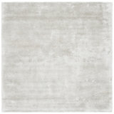 Cheevers Hand Tufted Viscose/Wool Pile Solid Color Rug in Gray
