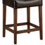 Kenai 25 po Ensemble de 2 tabourets de comptoir en bois H