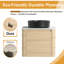 Ensemble de meuble-lavabo simple mural 24 po avec lavabo en céramique Greythor, ensemble de meuble-lavabo simple 24 po avec plateau en pierre reconstituée-362577418-354114337