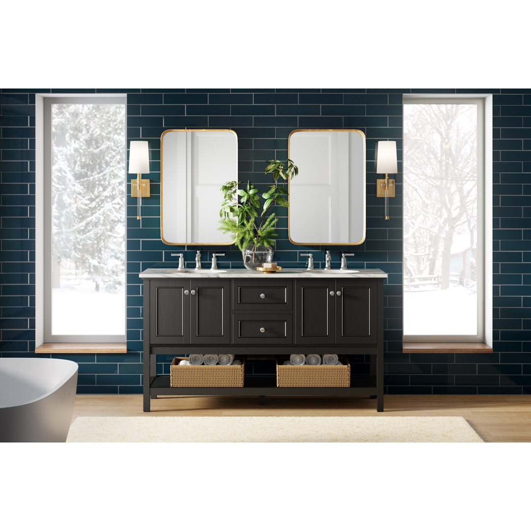 Kezma 3 in. x 12 in. Ceramic Subway Wall Tile