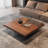 Italian Minimalist Square Coffee Table-107266457