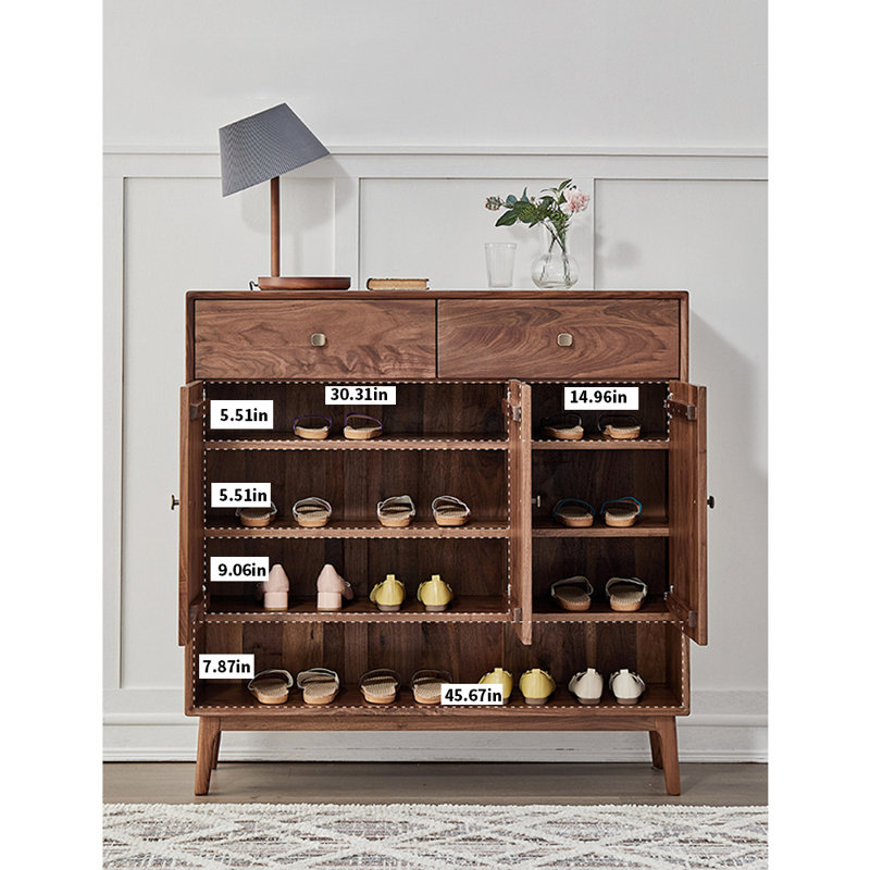 Armoire de rangement murale pour chaussures