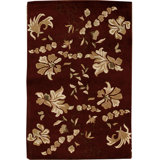 Hand-Knotted High-Quality Wine Area Rug