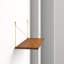 Tablette en bois d'hévéa ivoire