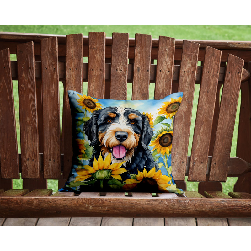 Coussin décoratif intérieur / extérieur Autre / Sans motif, H 14 po x l 14 po