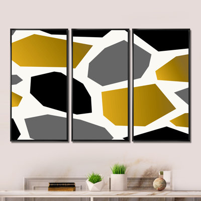 " Geometric Shapes " 3 - Pieces