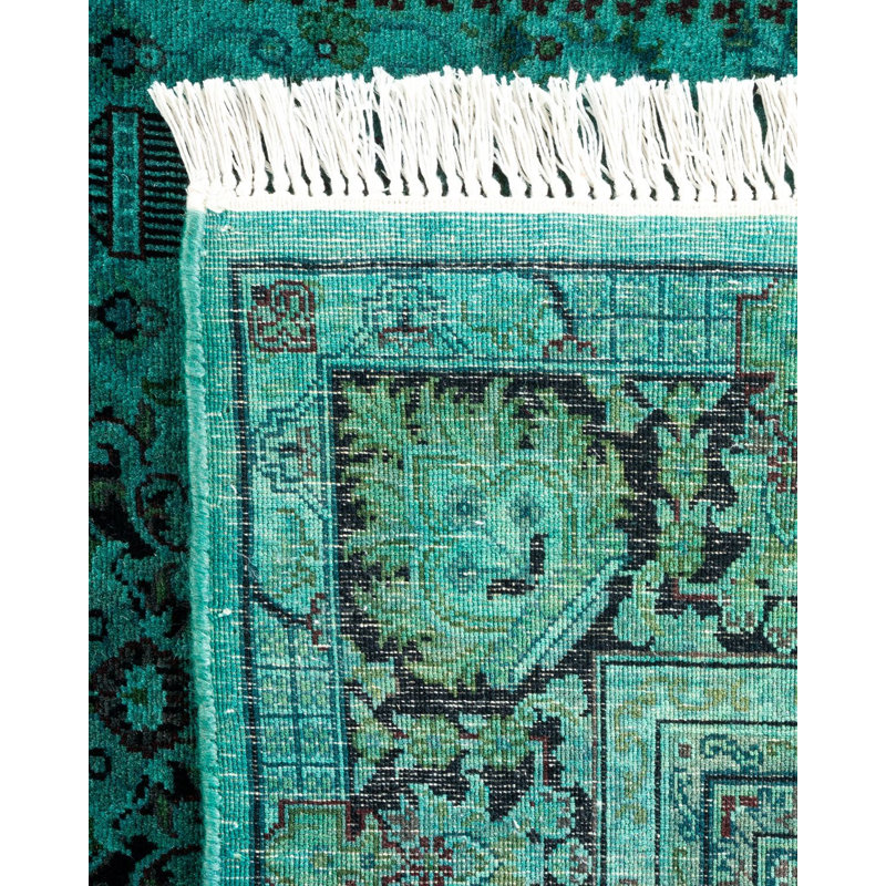 Fine Vibrance One-of-a-Kind 3' 2" X 5' 4" Hand Knotted Area Rug