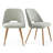 Upholstered Dining Chair with Open Back-1267053964