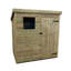 Bouse 6 ft. W x 3 ft. D Solid Wood Garden Shed
