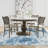 Washable Area Rug, Modern Abstract Low Pile Non Slip Foldable Pearl Velvet Indoor Carpet, Mark Resistant, Blue Tone, 4'x6'-83134018