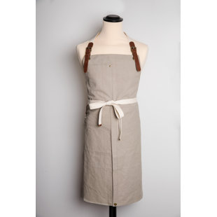 Solid Colour Cotton Bib Apron