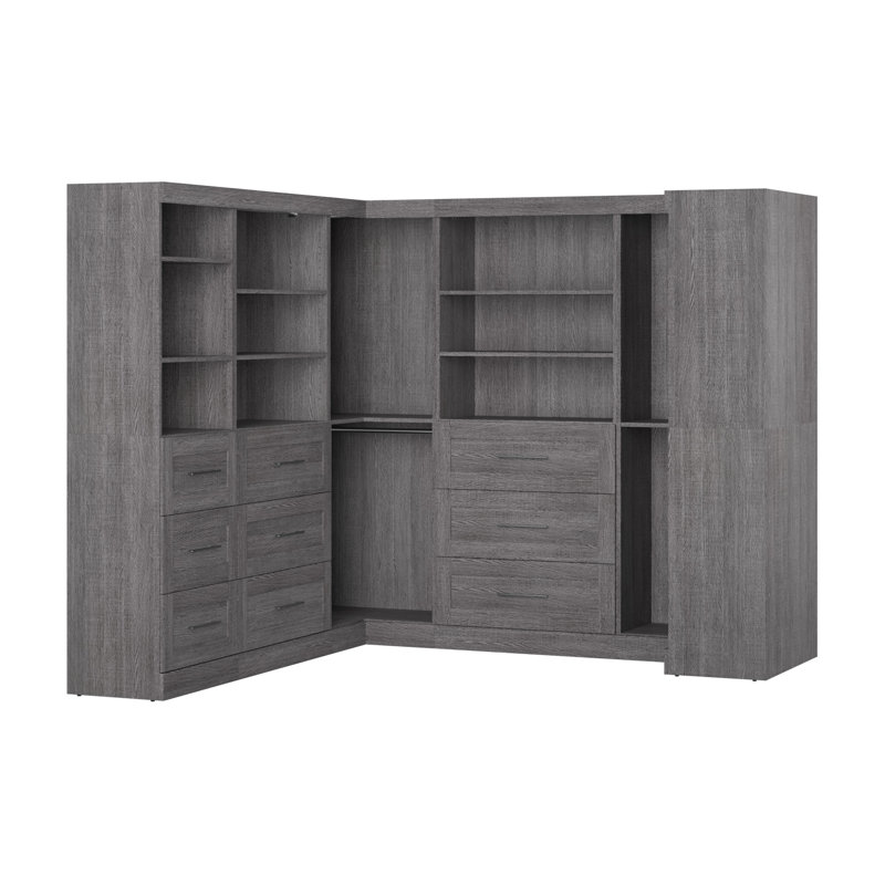 Système d'organisation l 161 po Arlex, Gris foncé