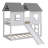 House Bunk Bed With Slide And Windows