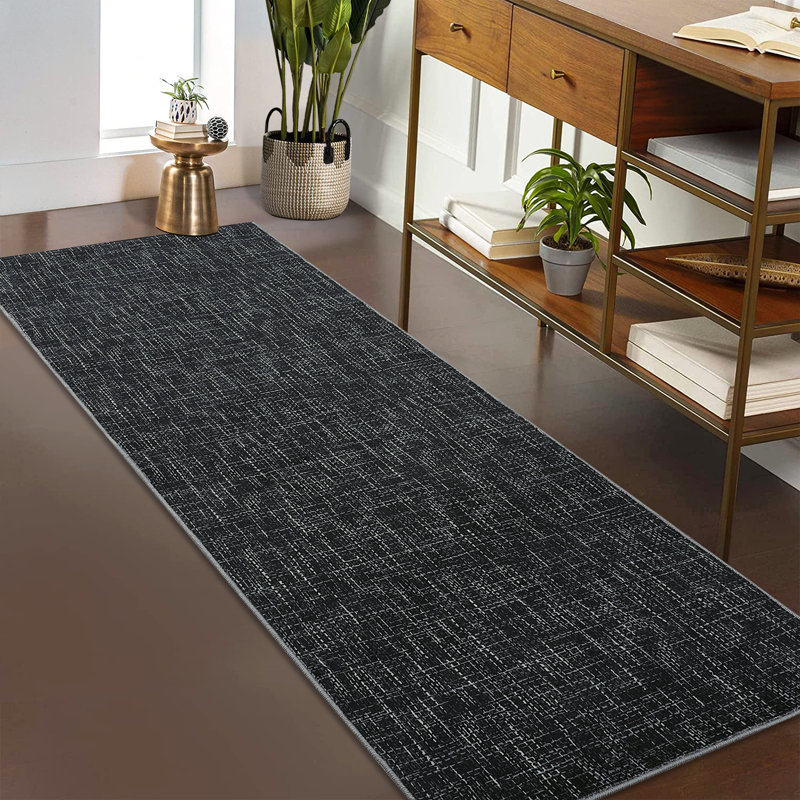 Rectangle Area Rug, Black tone, 200*290cm