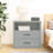31.5" Wood Nightstand with Drawer & Shelf - Modern Bedside End Table-494160354