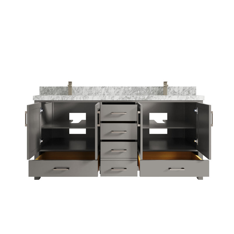 Ensemble de meuble-lavabo double 72 po Malibu