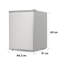 Klarstein 66m³ L Freestanding Mini Fridge with Freezer