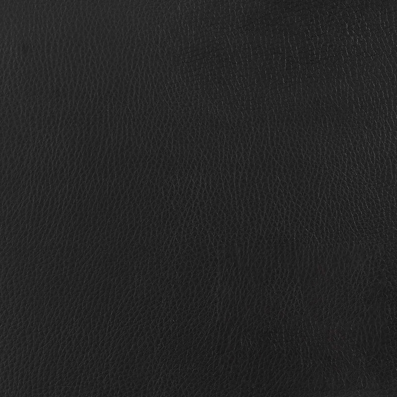 Ensemble de chaises noires et chromées rembourrées (ensemble de 2)