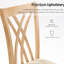Chaise en bois d'hévéa