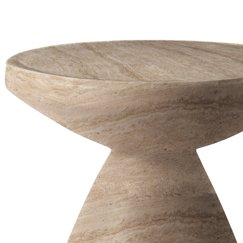 Table de bout Gerstuvansh, Travertin