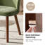 Chaise de salle à manger rembourrée Kanalu-130166405-130166406