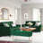 Collada Velvet Upholstered Bench-1857475651