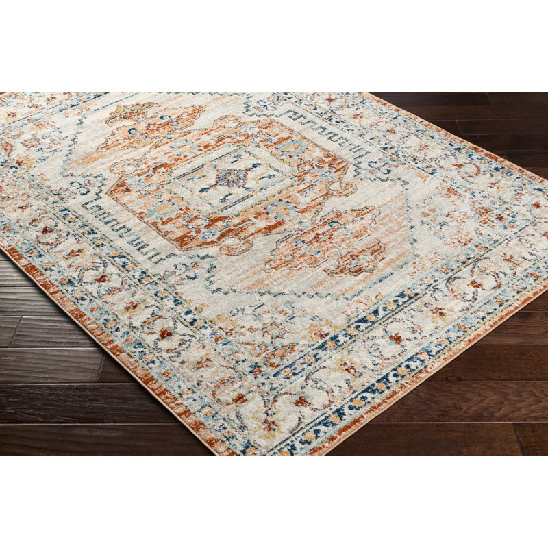 Aldusa Oriental Indoor Rug, Rectangle 6'7" x 9'