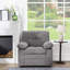 Ensemble de canapé en chenille (chaise + causeuse): le centre douillet ultime de votre salon-116190586