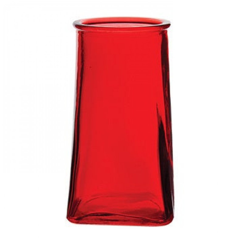 Wrought Studio™ Ruby Red Bouquet Gathering Glass Vase | Wayfair