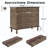 4-Drawer Chest with Solid Wood Foot-668096183