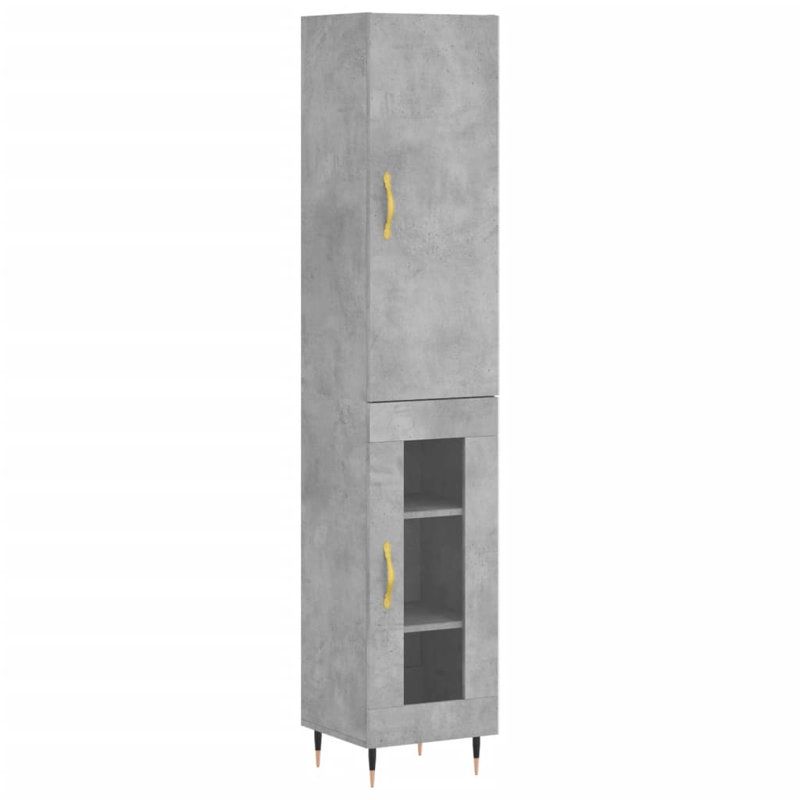 Merian 34.5cm Sideboard, Concrete Grey