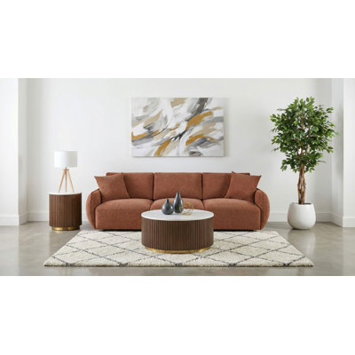 Willar Upholstered Modular Lounge Sofa Coral