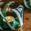 2 Piece Glass Tabletop Tealight Holder Set