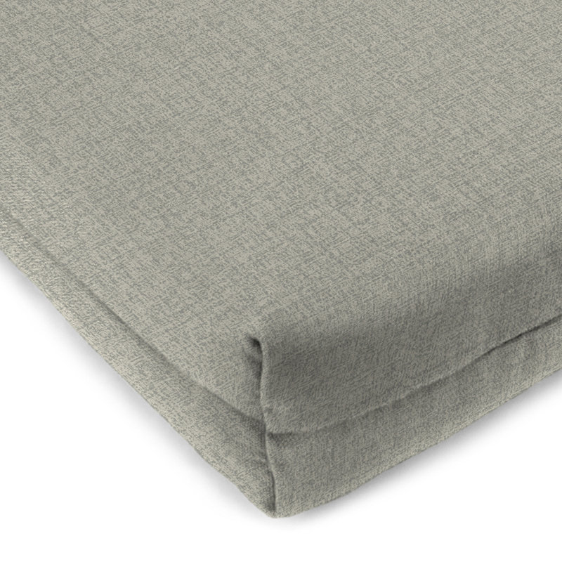 48" x 18" Outdoor Bench Cushion with Ties, McHusk Stone