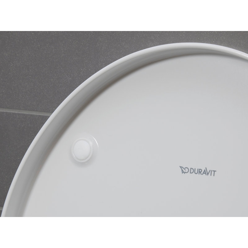 Toilette allongée une pièce à double chasse Duravit No.1 (siège inclus)