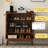 Modern Nut-Brown Solid Wood Shoe Storage