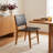 Markus Woven Genuine Leather Side Chair-1459004790