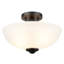 Plafonnier semi-encastré 2 lumières 12,99 po Malysia-73718549