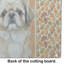 Planche à découper en verre Fawn Pekingese Heirloom Fall