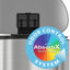 Poubelle à pédale en acier inoxydable 13,2 gallons avec désodorisant SoftStep
