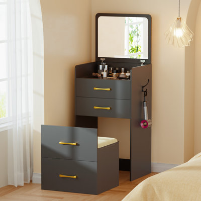 Capree Dressing Table with Mirror